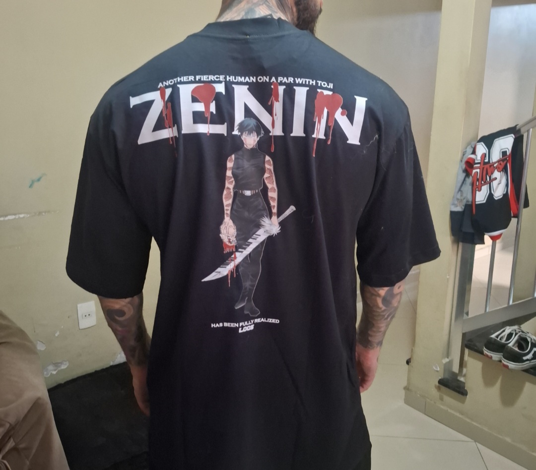 Camiseta Oversized Maki Extermination Jujutsu Kaisen
